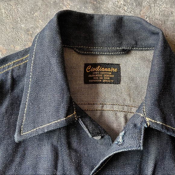 Civilinaire Japanese denim jacket - Picture 3 of 3